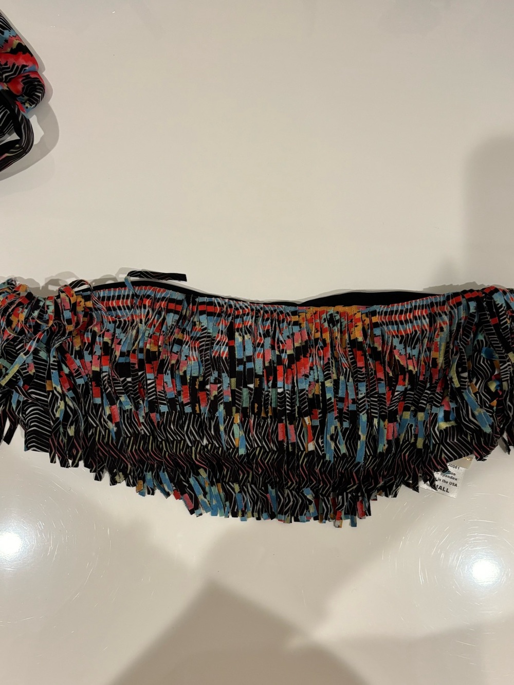 LSPACE BIKINI SET - Fringed Bandeau and matching bottom.